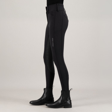 Pantalon d'équitation Euro-Star Aurelle diamond FullGrip femme Noir