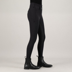 Pantalon d'équitation Euro-Star Aurelle diamond FullGrip femme Noir