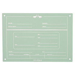 Plaque de box English HV Polo