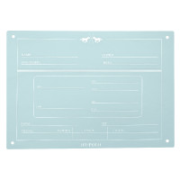 Plaque de box English HV Polo Powder blue Bleu