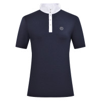 Polo de concours manches courtes Imperial Riding Basic femme Marine Bleu marine