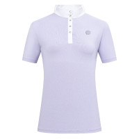 Polo de concours manches courtes Imperial Riding Basic femme Glycine Violet