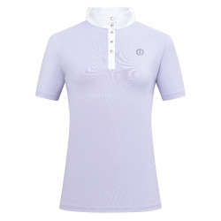 Polo de concours manches courtes Imperial Riding Basic femme Glycine Violet Polo de concours manches courtes Imperial Riding Basic femme Glycine Violet