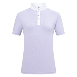 Polo de concours manches courtes Imperial Riding Basic glam femme Glycine Violet