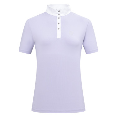 Polo de concours manches courtes Imperial Riding Basic glam femme Glycine Violet