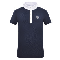 Polo de concours manches courtes Imperial Riding Basic glam Kids Marine Bleu marine Polo de concours manches courtes Imperial Riding Basic glam Kids Marine Bleu marine