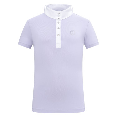 Polo de concours manches courtes Imperial Riding Basic Kids Glycine Violet Polo de concours manches courtes Imperial Riding Basic Kids Glycine Violet