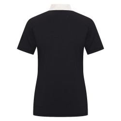 Polo de concours manches courtes Imperial Riding Shine femme Noir