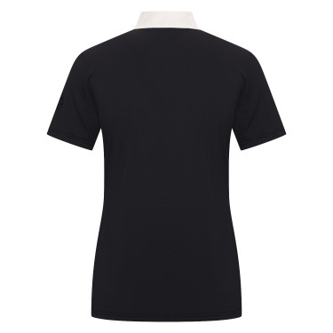 Polo de concours manches courtes Imperial Riding Shine femme Noir