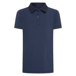 Polo manches courtes Imperial Riding Marly Kids Marine Bleu marine