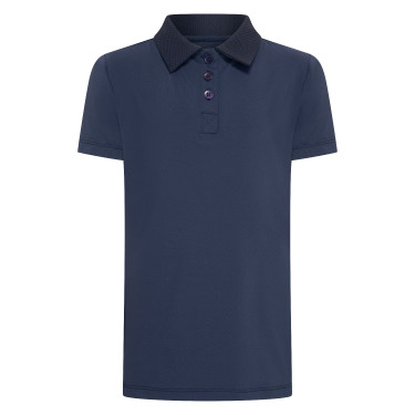 Polo manches courtes Imperial Riding Marly Kids Marine Bleu marine