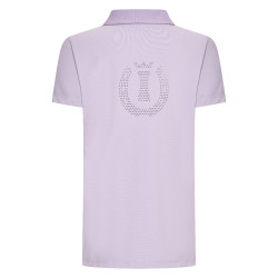 Polo manches courtes Imperial Riding Marly Kids Glycine Violet