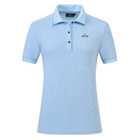 Polo shirt manches courtes HV Polo Norah femme Powder blue Bleu Polo shirt manches courtes HV Polo Norah femme Powder blue Bleu