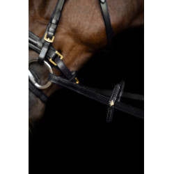 Rênes Imperial Riding en caoutchouc à picots