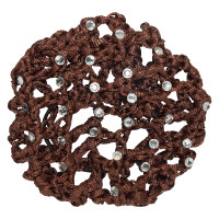 Résille pour cheveux avec strass Imperial Riding Marron foncé Résille pour cheveux avec strass Imperial Riding Marron foncé