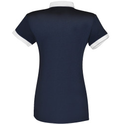 Polo Diamantina femme manches courtes Flags & Cup Bleu marine Polo Diamantina femme manches courtes Flags & Cup Bleu marine