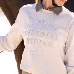 Sweat Imperial Riding Joyce summer femme Gris / sable