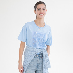 T-shirt manches courtes HV Polo Jenny femme Powder blue Bleu