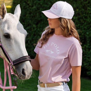 T-shirt manches courtes HV Polo Natalie femme Jolie rose