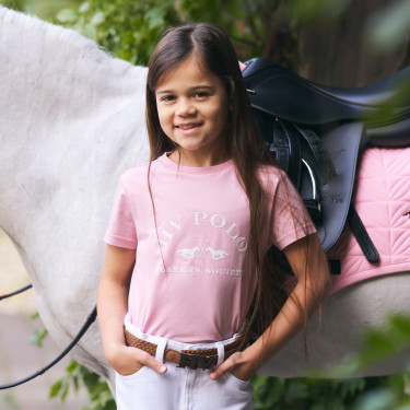 T-shirt manches courtes HV Polo Natalie Kids Jolie rose T-shirt manches courtes HV Polo Natalie Kids Jolie rose