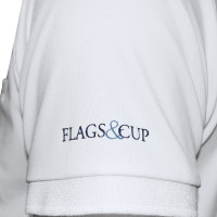 Polo homme Urbano manches courtes Flags & Cup Blanc Polo homme Urbano manches courtes Flags & Cup Blanc