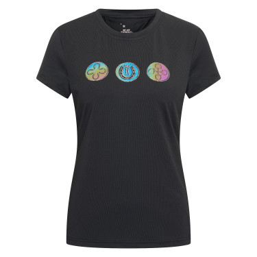 T-shirt manches courtes Imperial Riding Holographics femme Noir