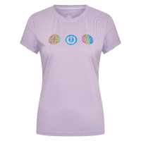 T-shirt manches courtes Imperial Riding Holographics femme Glycine Violet