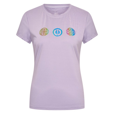 T-shirt manches courtes Imperial Riding Holographics femme Glycine Violet