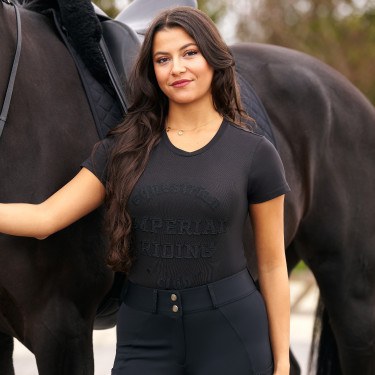 T-shirt manches courtes Imperial Riding Tasha femme Noir