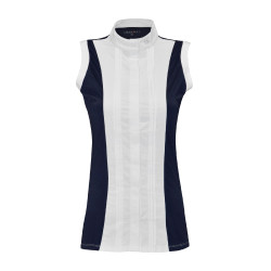 Polo Diamantina femme sans manches Flags & Cup Bleu marine Polo Diamantina femme sans manches Flags & Cup Bleu marine