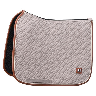 Tapis de selle HV Polo Luxi Dressage Espresso Marron