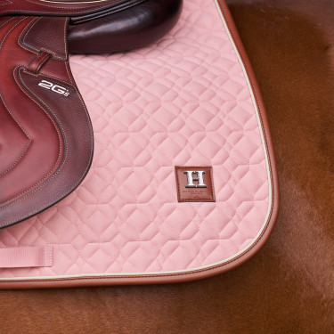 Tapis de selle HV Polo Luxi Dressage Jolie rose