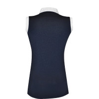 Polo Diamantina femme sans manches Flags & Cup Bleu marine