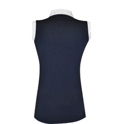 Polo Diamantina femme sans manches Flags & Cup Bleu marine Polo Diamantina femme sans manches Flags & Cup Bleu marine
