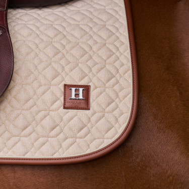 Tapis de selle HV Polo Luxi GP Tan Gris