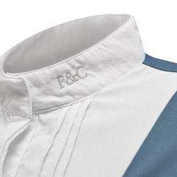 Polo Diamantina femme sans manches Flags & Cup Bleu orage