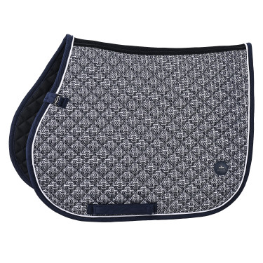 Tapis de selle HV Polo Pilar print GP Marine Bleu marine