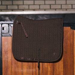 Tapis de selle Imperial Riding Maria Dressage Chocolat Marron