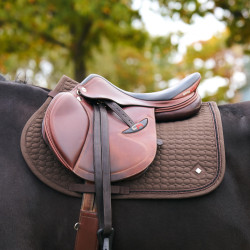 Tapis de selle Imperial Riding Maria GP Chocolat Marron