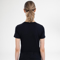 Top manches courtes Euro-Star Amelia femme Noir
