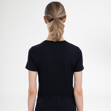 Top manches courtes Euro-Star Amelia femme Noir