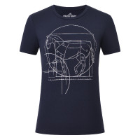 Top manches courtes Euro-Star Mira femme Marine Bleu marine