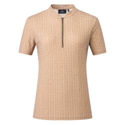 Top manches courtes HV Polo Nancy femme Champagne Beige