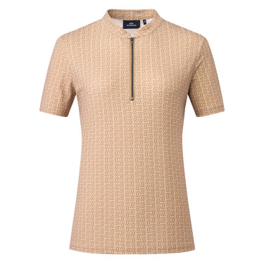 Top manches courtes HV Polo Nancy femme Champagne Beige