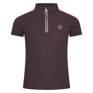 Top manches courtes Imperial Riding Arly Kids Chocolat Marron