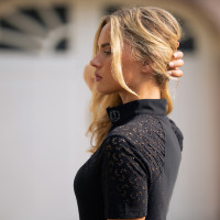 Top manches courtes Imperial Riding Breeze femme Noir
