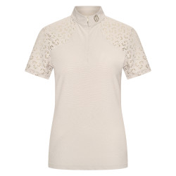 Top manches courtes Imperial Riding Breeze femme Gris / sable