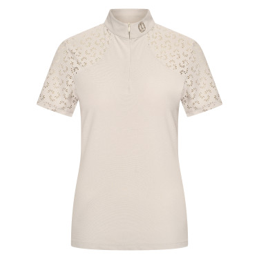 Top manches courtes Imperial Riding Breeze femme Gris / sable