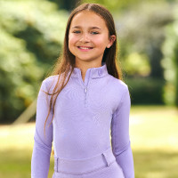 Top manches longues Imperial Riding Jamy mesh Kids Glycine Violet Top manches longues Imperial Riding Jamy mesh Kids Glycine Violet