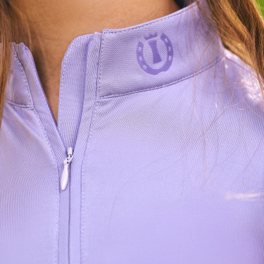 Top manches longues Imperial Riding Jamy mesh Kids Glycine Violet